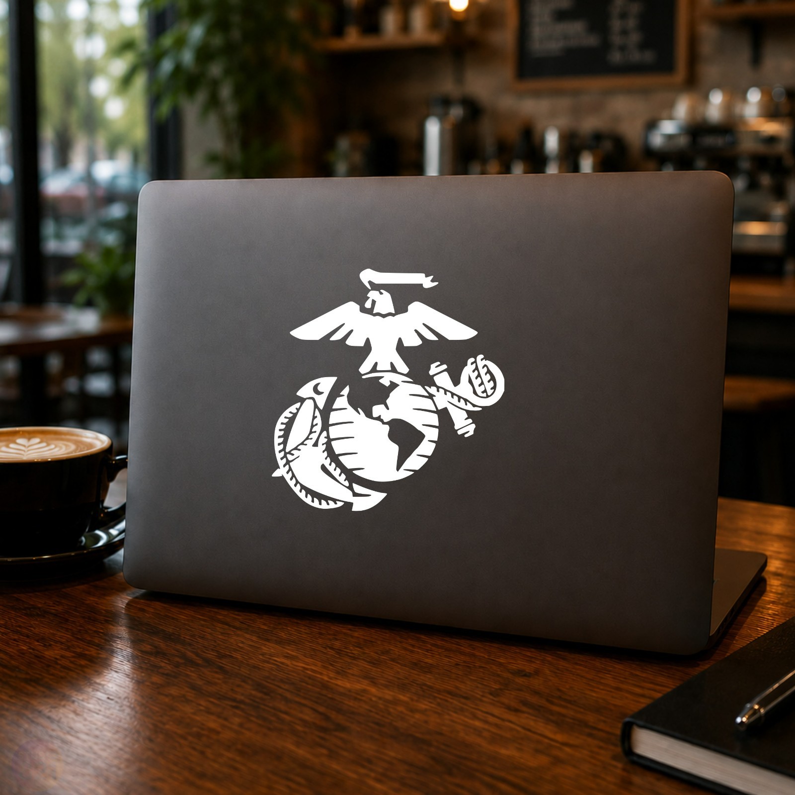USMC Marine Corps Emblem Decal – US Marines Vinyl Sticker for Car Truck Window
