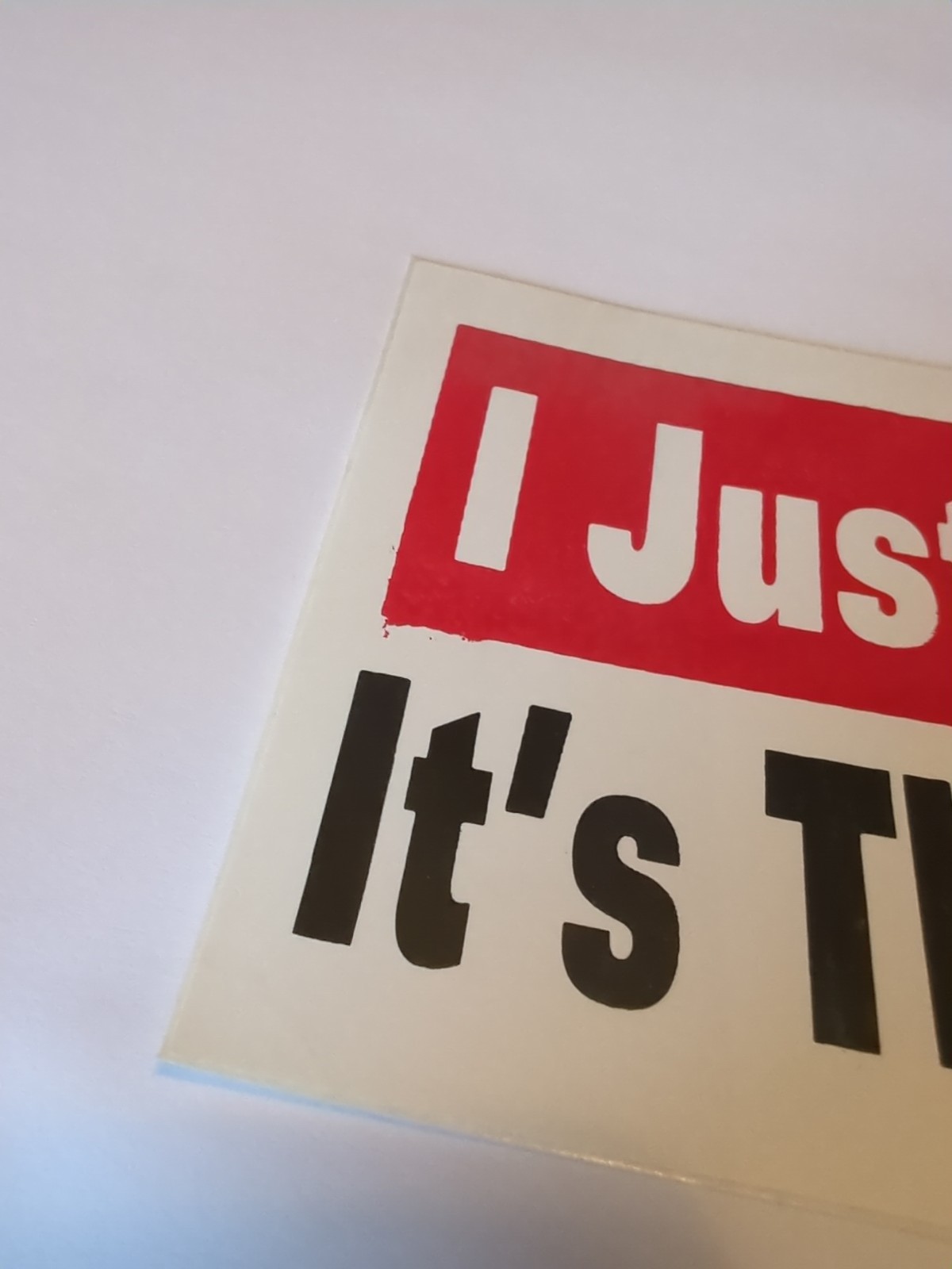 I Just Got A Gun For My Wife It's The Best Trade I Ever Made Vtg Bumper Sticker