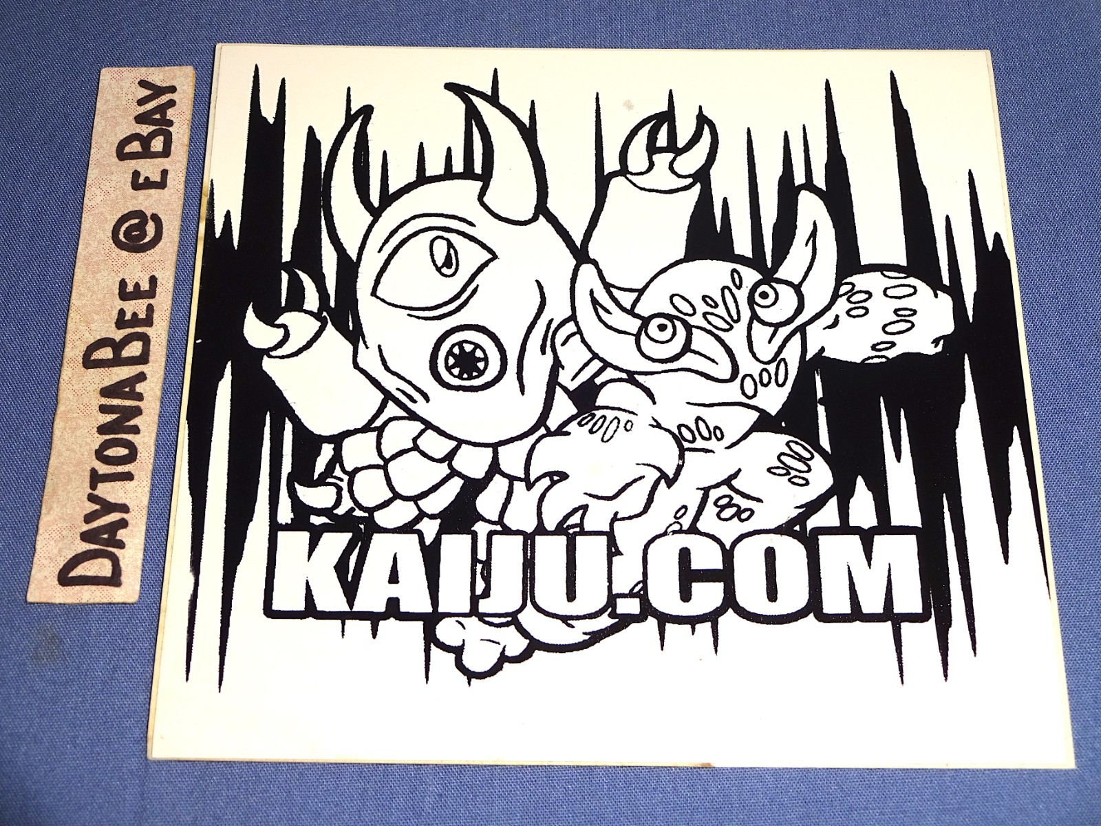 Kaiju Big Battel 2002 Sticker 4" Official Sky Deviler Mota Naru Wrestling NYC