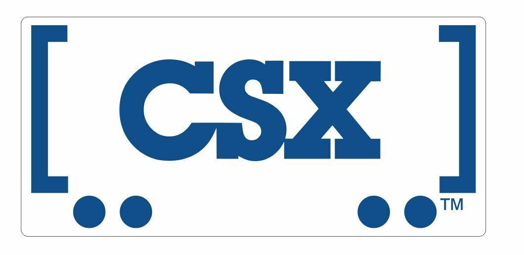 CSX Railroad Railway Train Sticker Decal R708