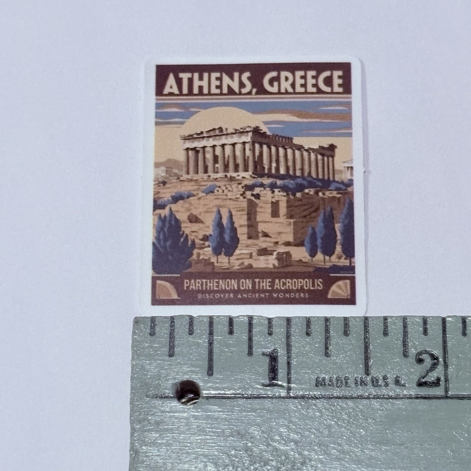 Athens Greece Parthenon Sticker Travel Tour Art Decal Vinyl Souvenir Tc15