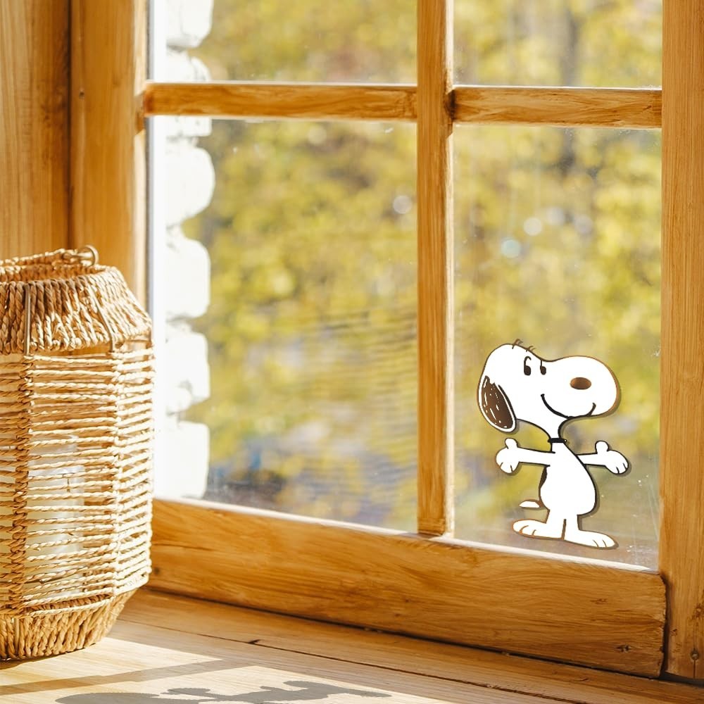 Cute and aesthetic sticker of Peanuts Snoopy smiling 3"W x 4.5"H