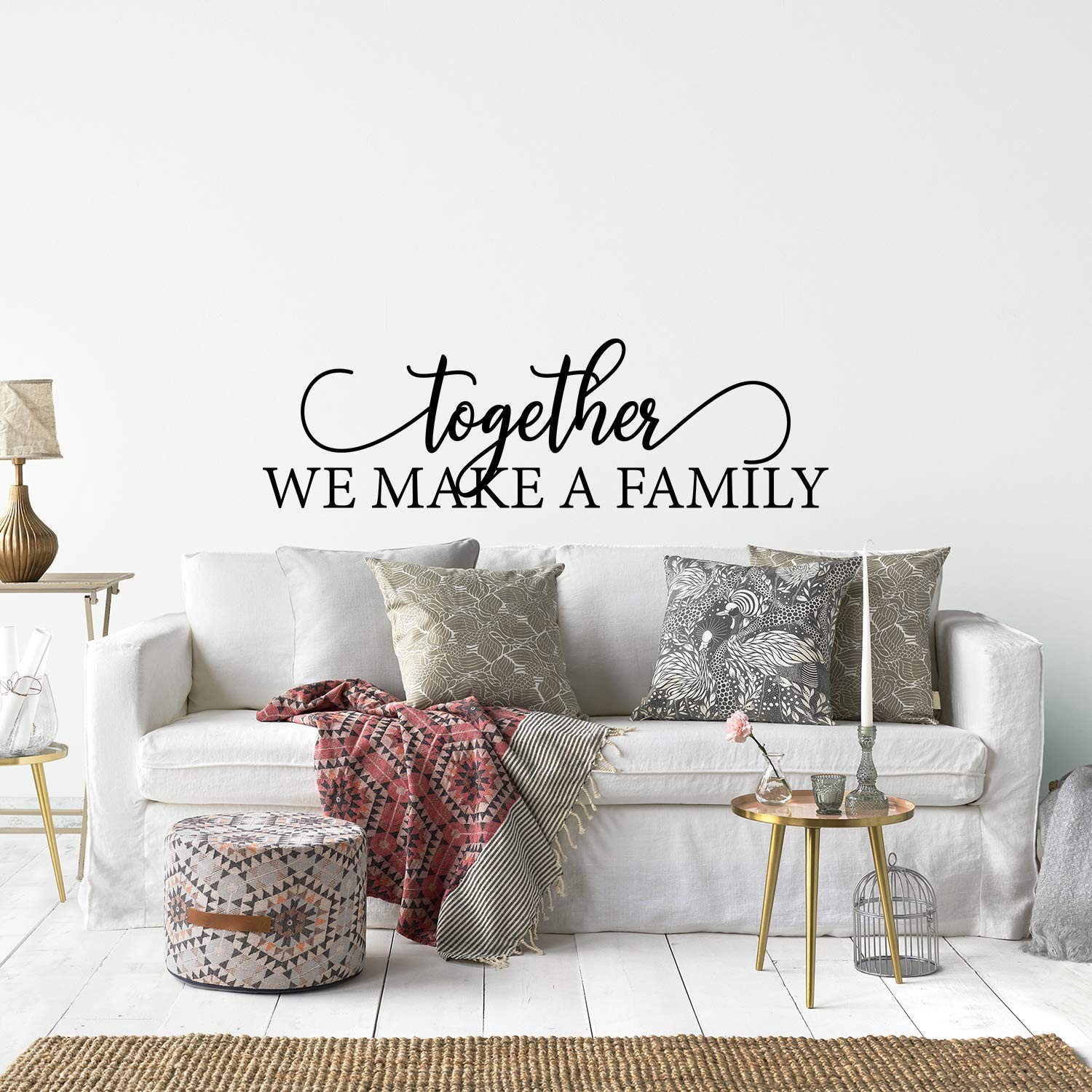– Large Family Wall Decals for Living Room Decor Family Wall Decor Wall Stick…