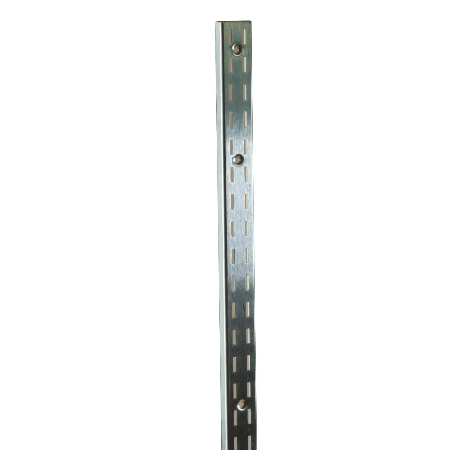 72" Heavy 1/2" Slots 1" Double Slotted Standards Satin Zinc SS22/72 (Pack Of 10)