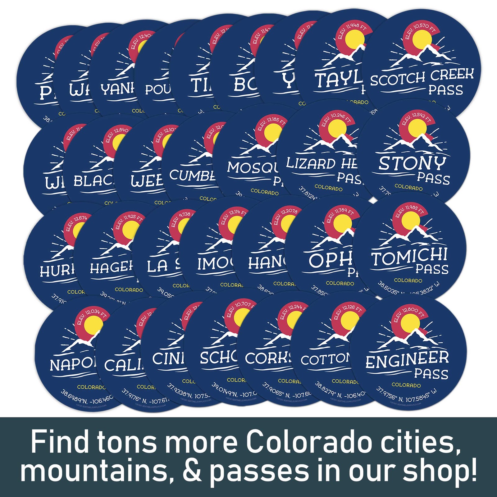 Boulder Colorado Sticker