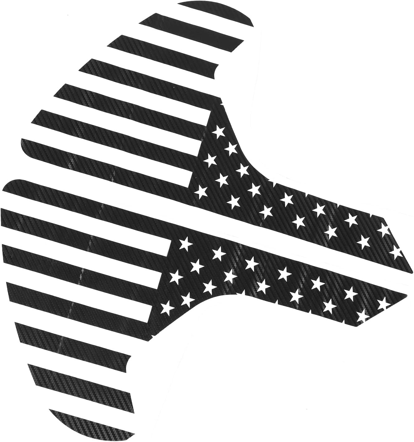 American Flag Decals Side Fender Vinyl USA Flag Stickers Exterior For Jeep Wrang