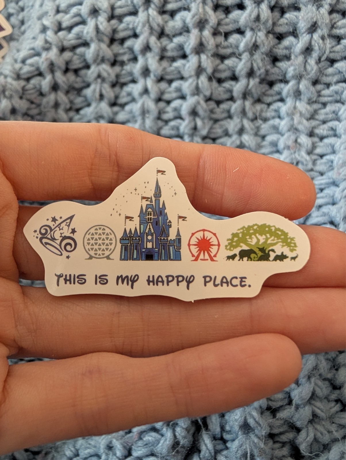 Disney parks, Disneyland, Disneyworld, Castle, Cinderella, Vinyl Sticker