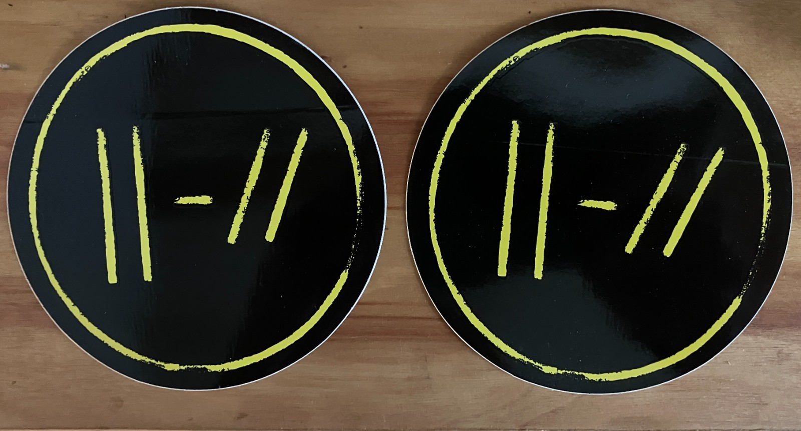 2 Twenty One Pilots Trench Vinyl Stickers Official Promo