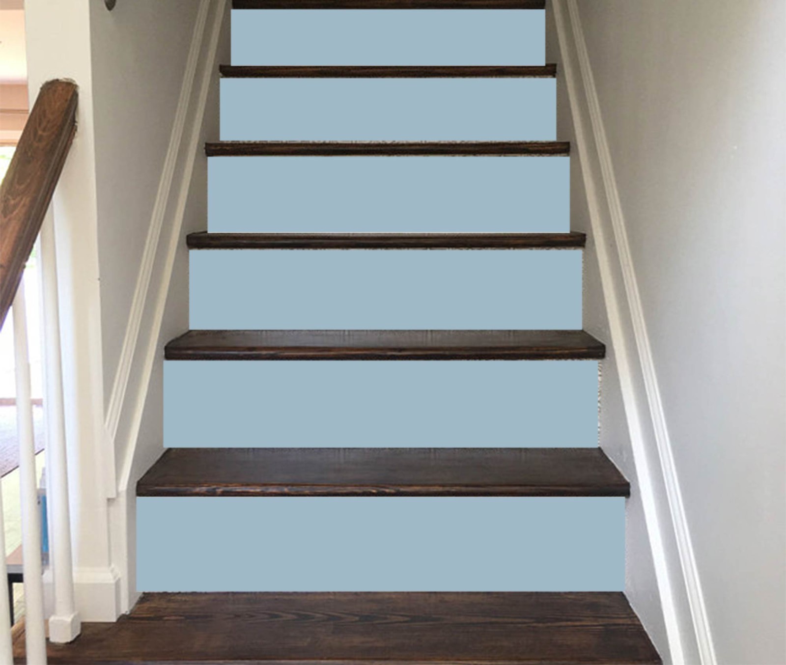 Country Air Stair Riser Stickers | Waterproof Peel and Stick Decals (Set of 5)