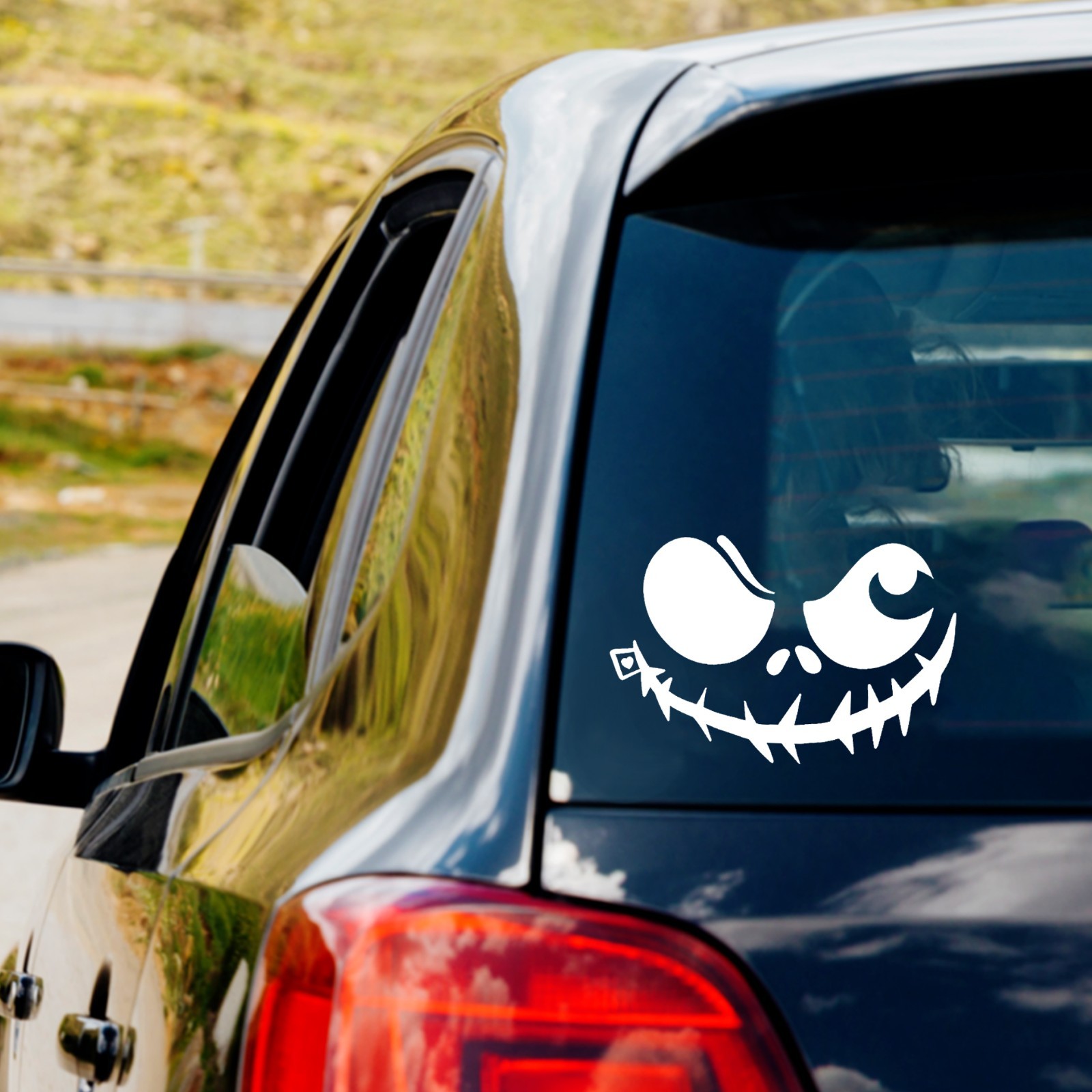 Pumpkin Jack Face Jack O Lantern Vinyl Decal Sticker Car Truck Halloween Scary