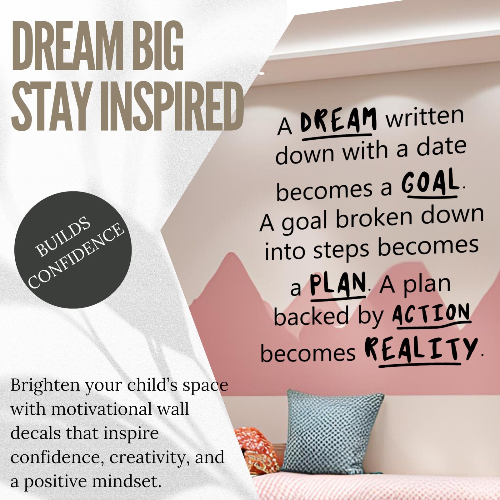 Motivational and Inspirational Office Wall Decal Sticker Vinyl Quotes for Bus…