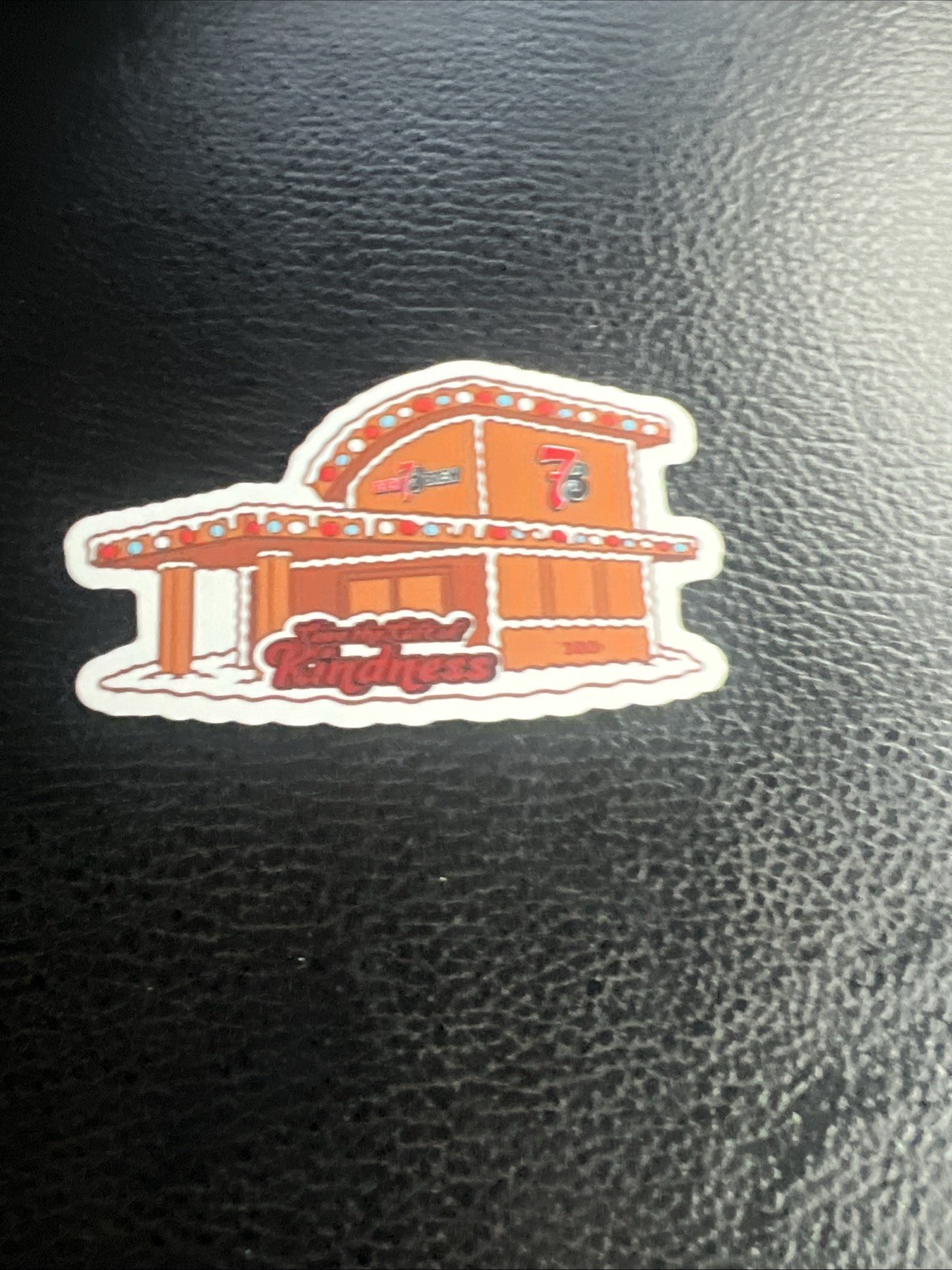 7 Brew Christmas Sticker 2025 "Give The Gift Of Kindness" Collectible Item