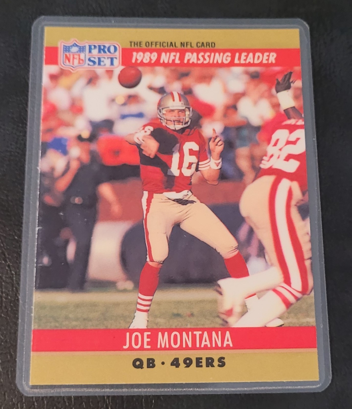 Joe Montana SF 49ERS Football Card HOF Fridge/Locker/Cabinet Laminated Magnet