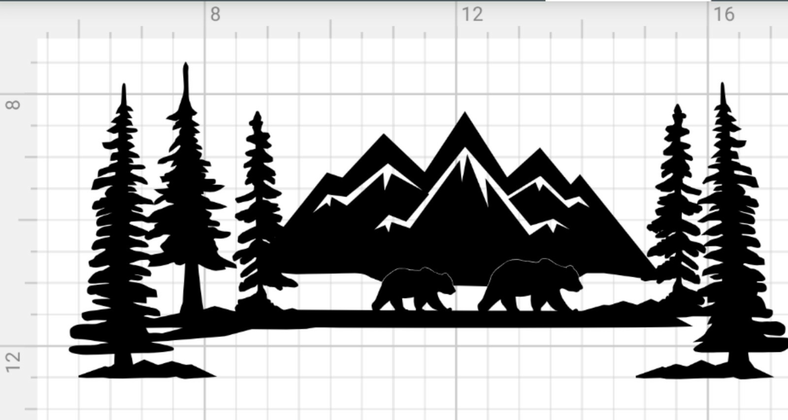 Mountain Life vinyl decal/sticker camping hiking outdoors woods