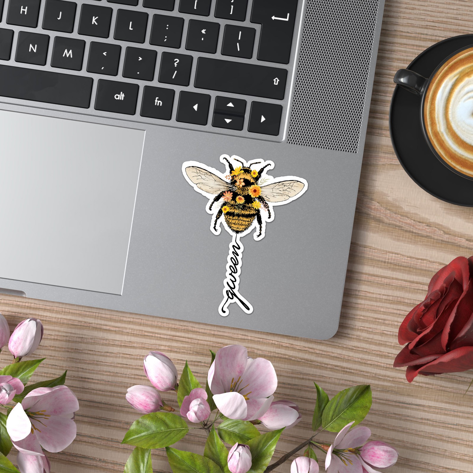 Queen Bee – Vinyl Decal Sticker – Car Window Laptop – ebn8794