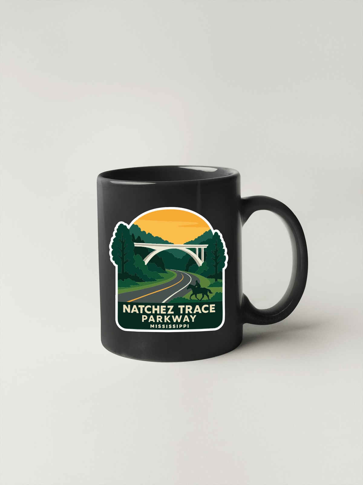 Natchez Trace Parkway Mississippi Sticker Decal Vinyl Die-Cut Symbolic Landmark