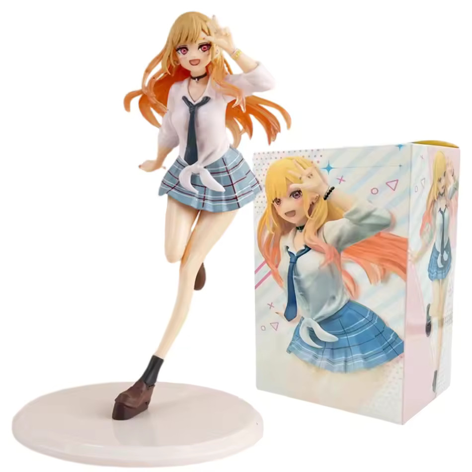 18cm My Dress-Up Anime Figure Black Maid Outfit Kitagawa Marin Action Model Toy