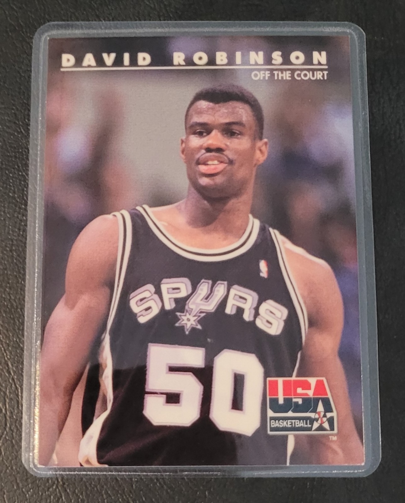 David Robinson Basketball Card HOF Fridge/Locker/Cabinet Laminated Magnet