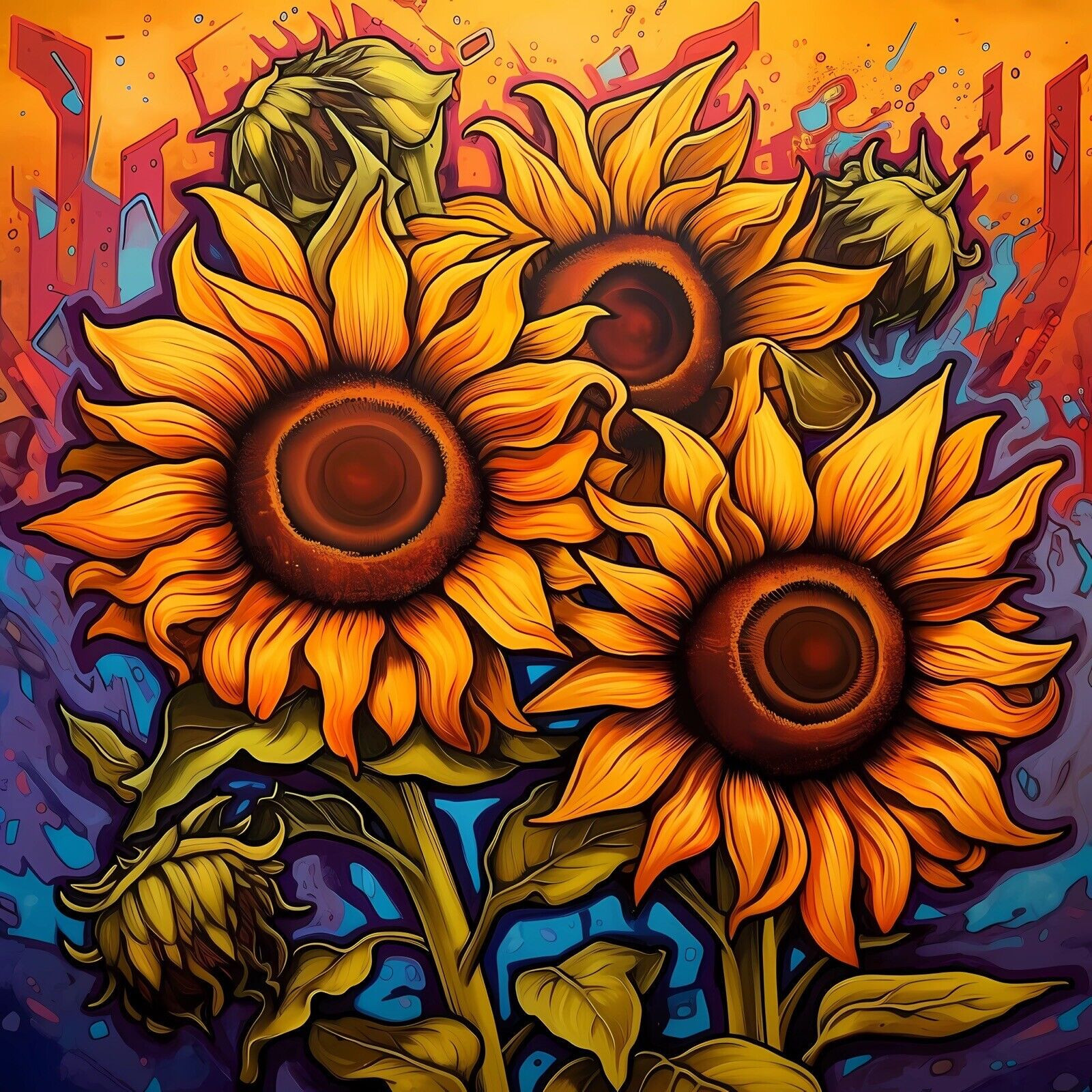Sunflower Sticker Decal