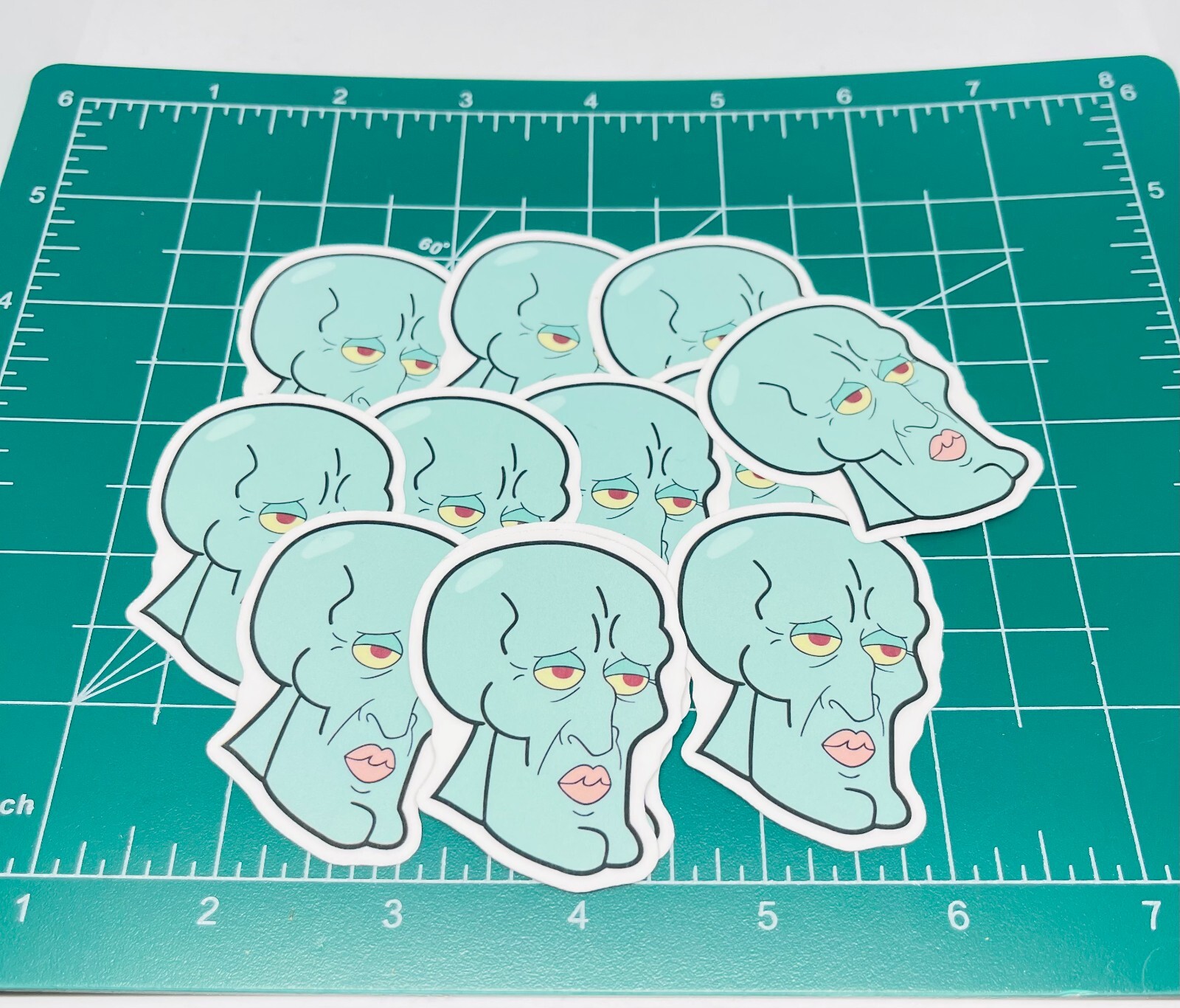 Handsome Squidward, (42) spongebob mini Stickers, | Cute, Funny decal For Laptop