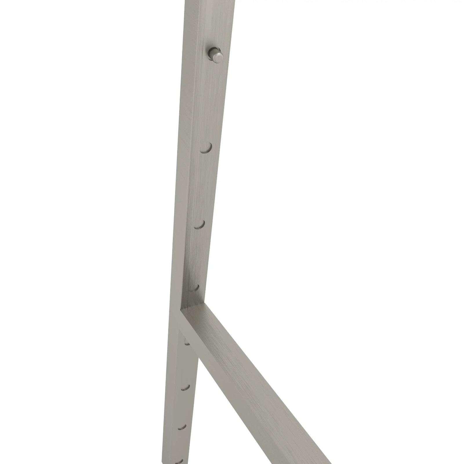 Econoco K71WD-SC Round Folding Garment Rack with Rectangular Tubing Hangrail