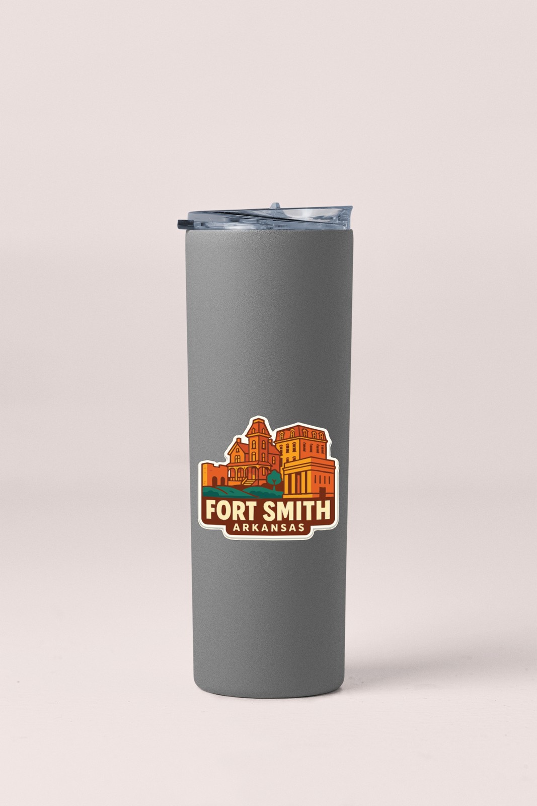 Fort Smith Arkansas Sticker Decal Vinyl Die-Cut City Skyline Landmark Design