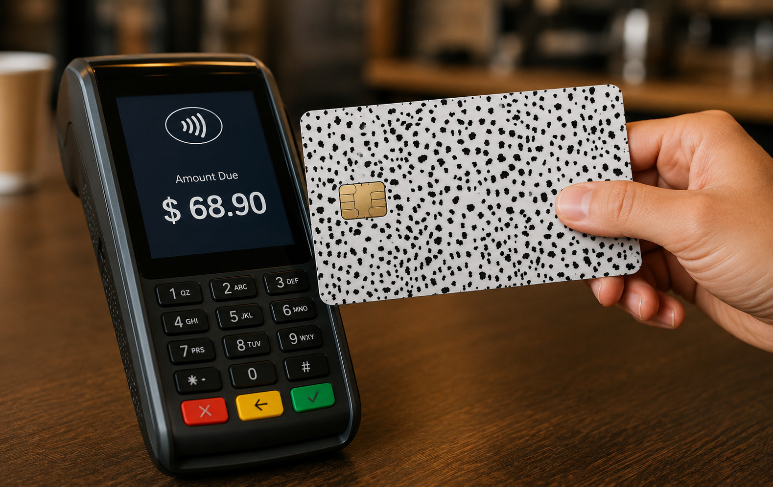 Dalmatian Print Credit Card Skin Debit Card Vinyl Sticker Animal Wrap