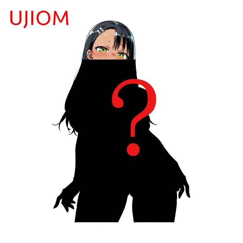 UJIOM Nagatoro San Anime Character Wall Sticker Artistic Standing Posture Decal