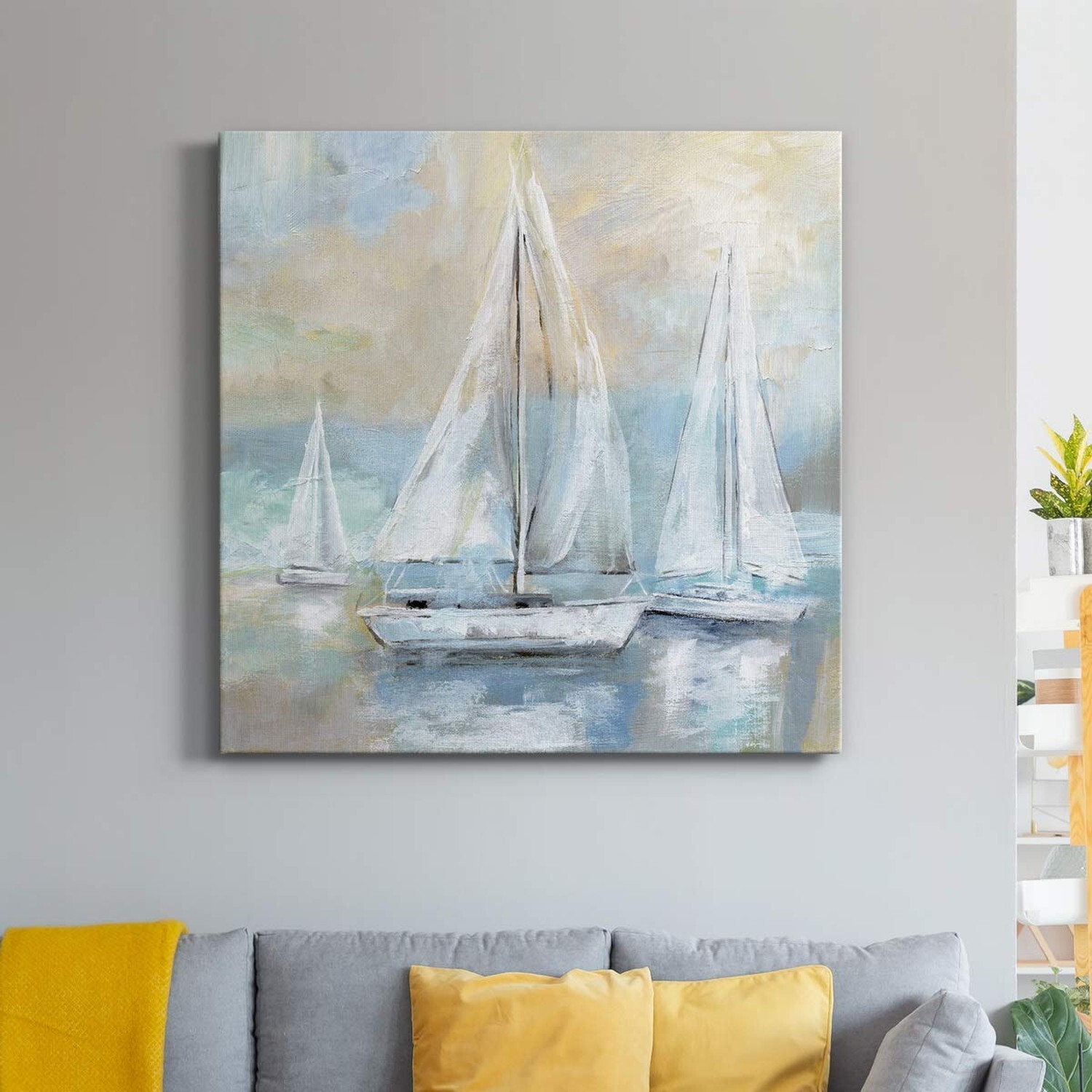 Renditions Gallery Sail Away Wall Art, Premium Gallery Wrapped Canvas Decor, …
