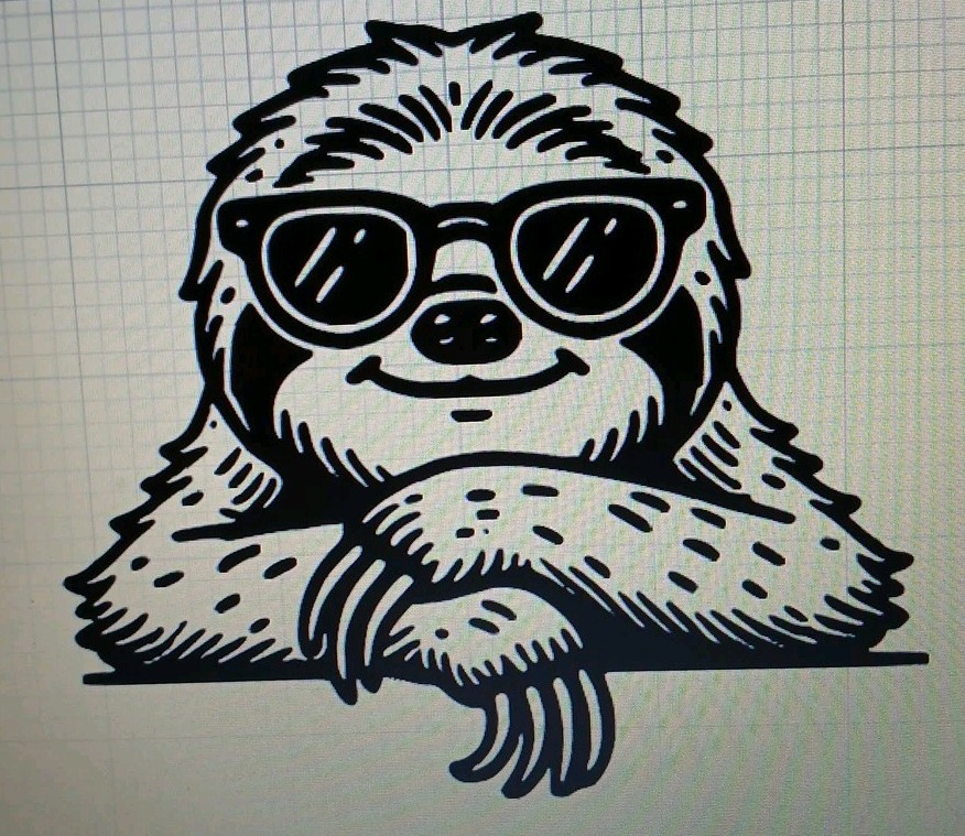 Sloth Decal