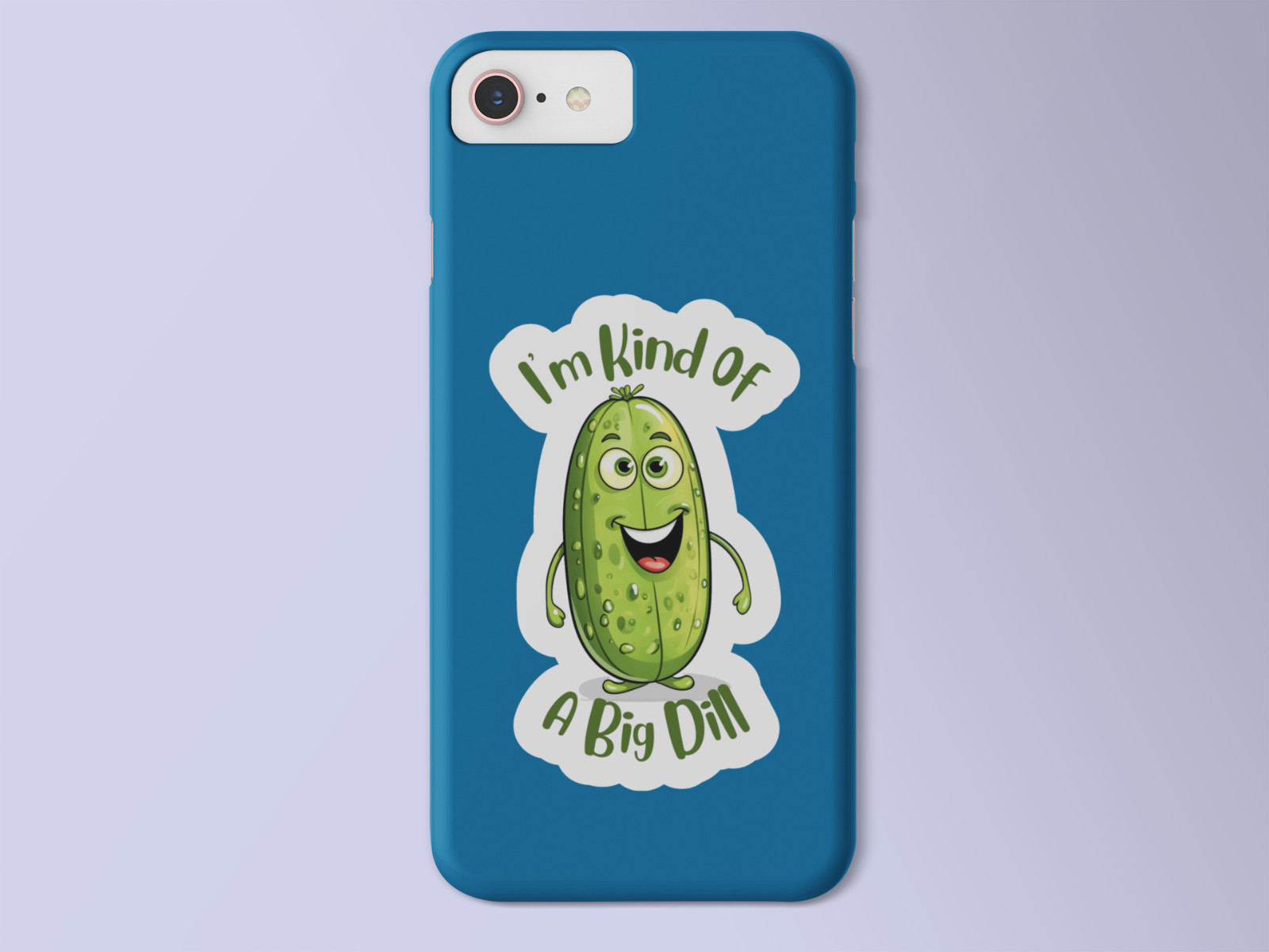 Big Dill PIckle 6" Vinyl Laminated Vinyl Sticker
