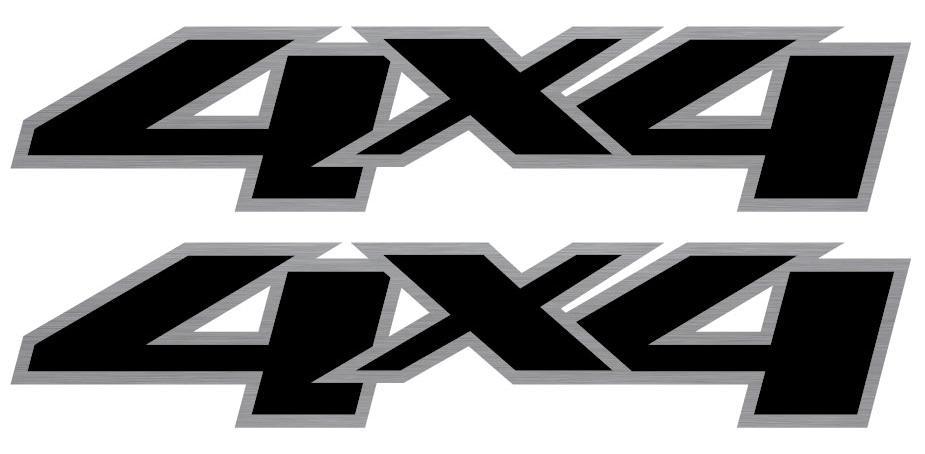 2008 – 2013 Aftermarket 4×4 Bedside Replacement Decals Sticker Set 4WD Stickers