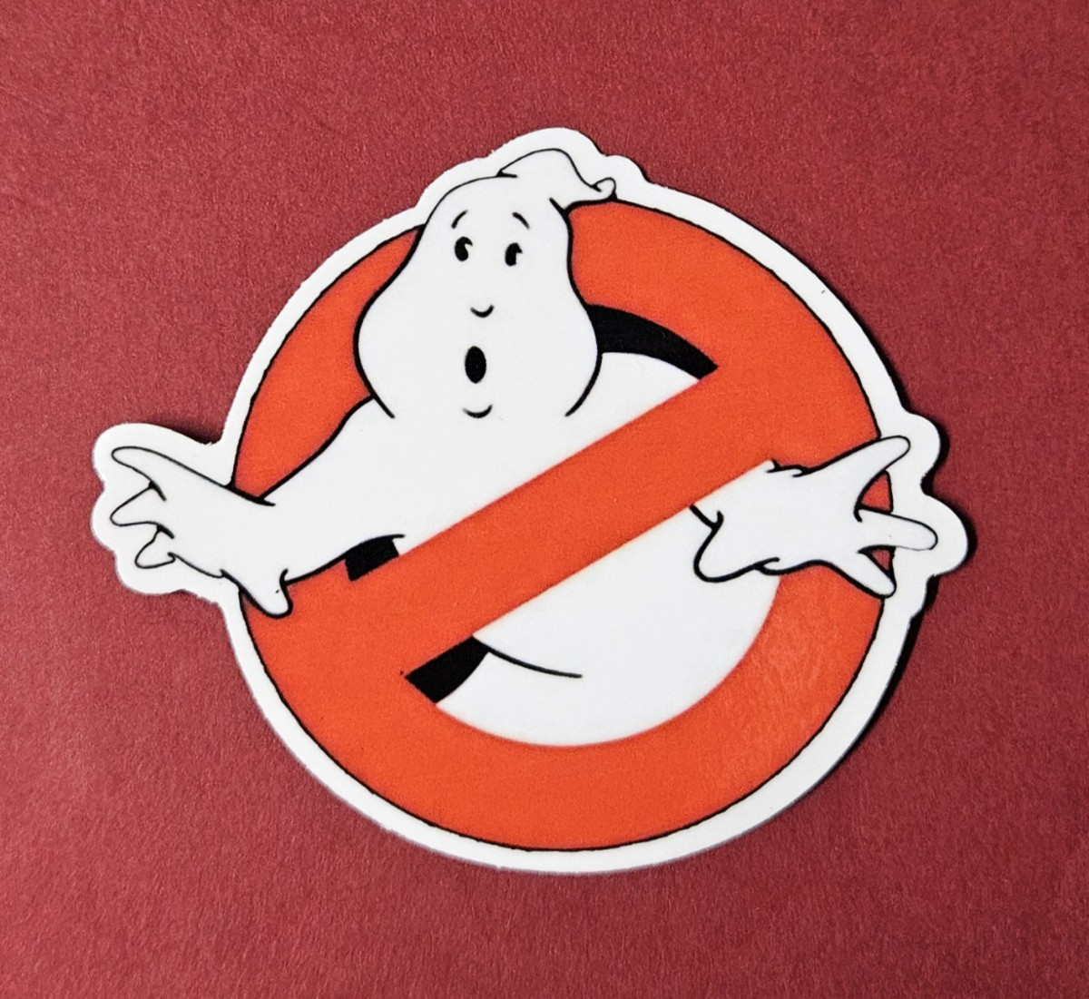 Ghostbusters Die-Cut Vinyl Sticker Logo 3.2"x2.8" Weatherproof I Ain't Afraid