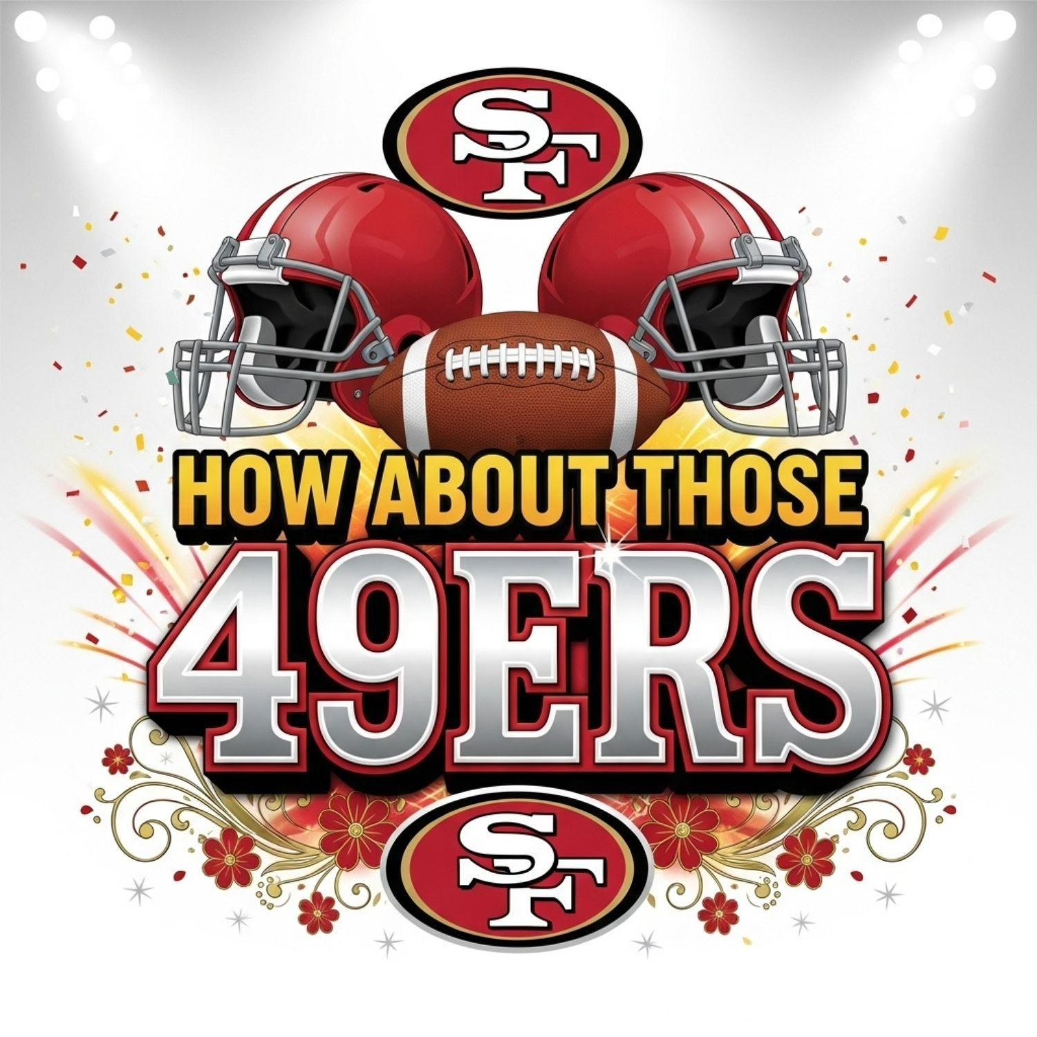 How about those 49ers Sticker Decal Laptop Wall Mirror Cup Tumblr Locker Bin