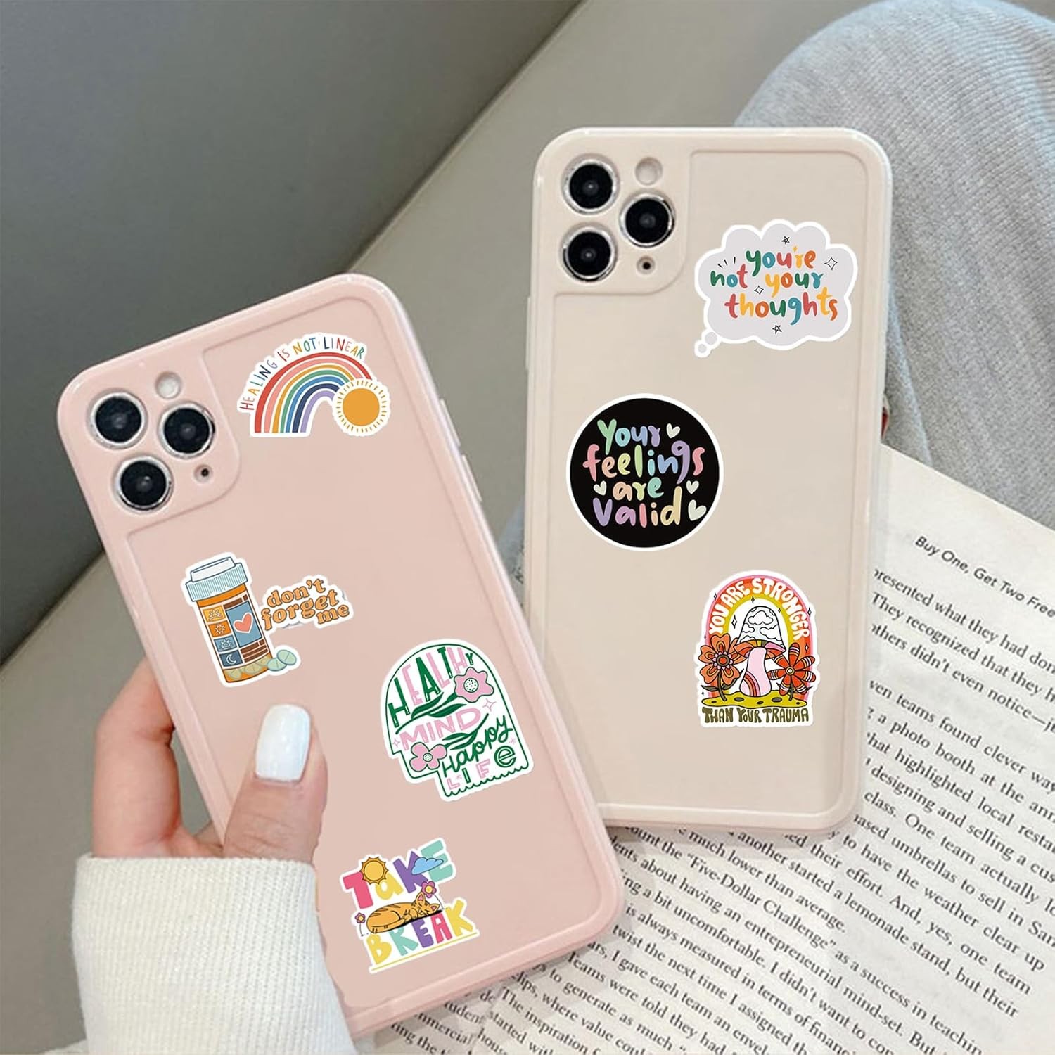 100Pcs Mental Health Stickers Matters Awareness
