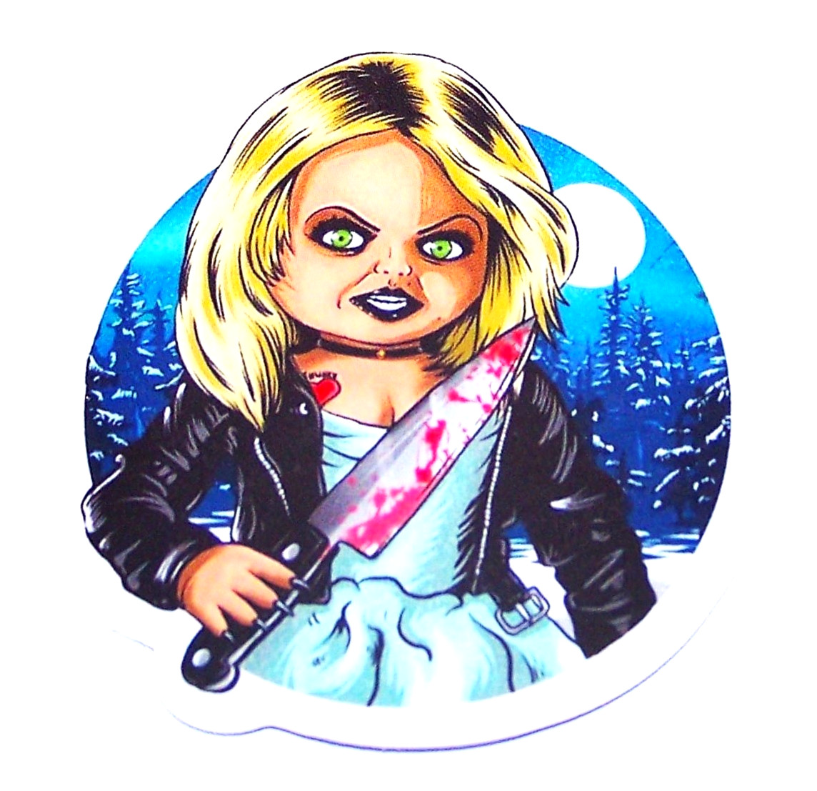 CHUCKY Child's Play Cut Sticker Decal Movie Horror Film Chucky Doll TIFFANY