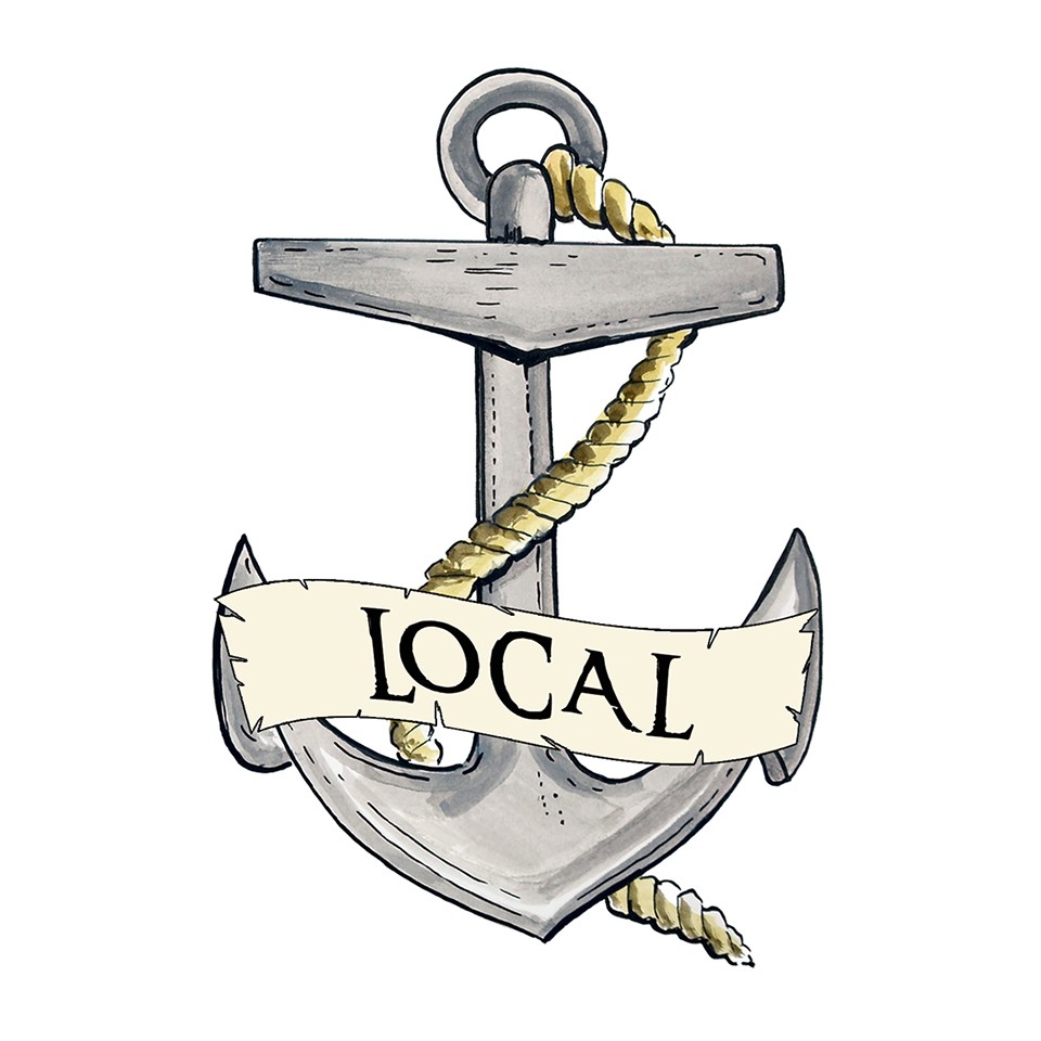 Decal Vinyl Sticker "Local" – Anchor Made in USA