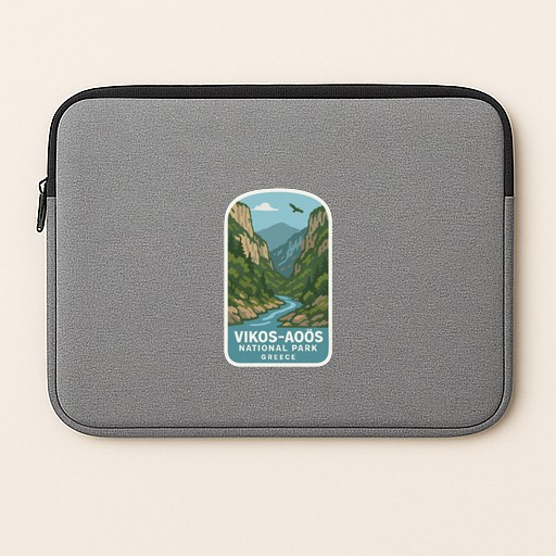 Vikos–Aoös Greece Iron On Heat Transfer Vinyl HTV Die-Cut World National Parks