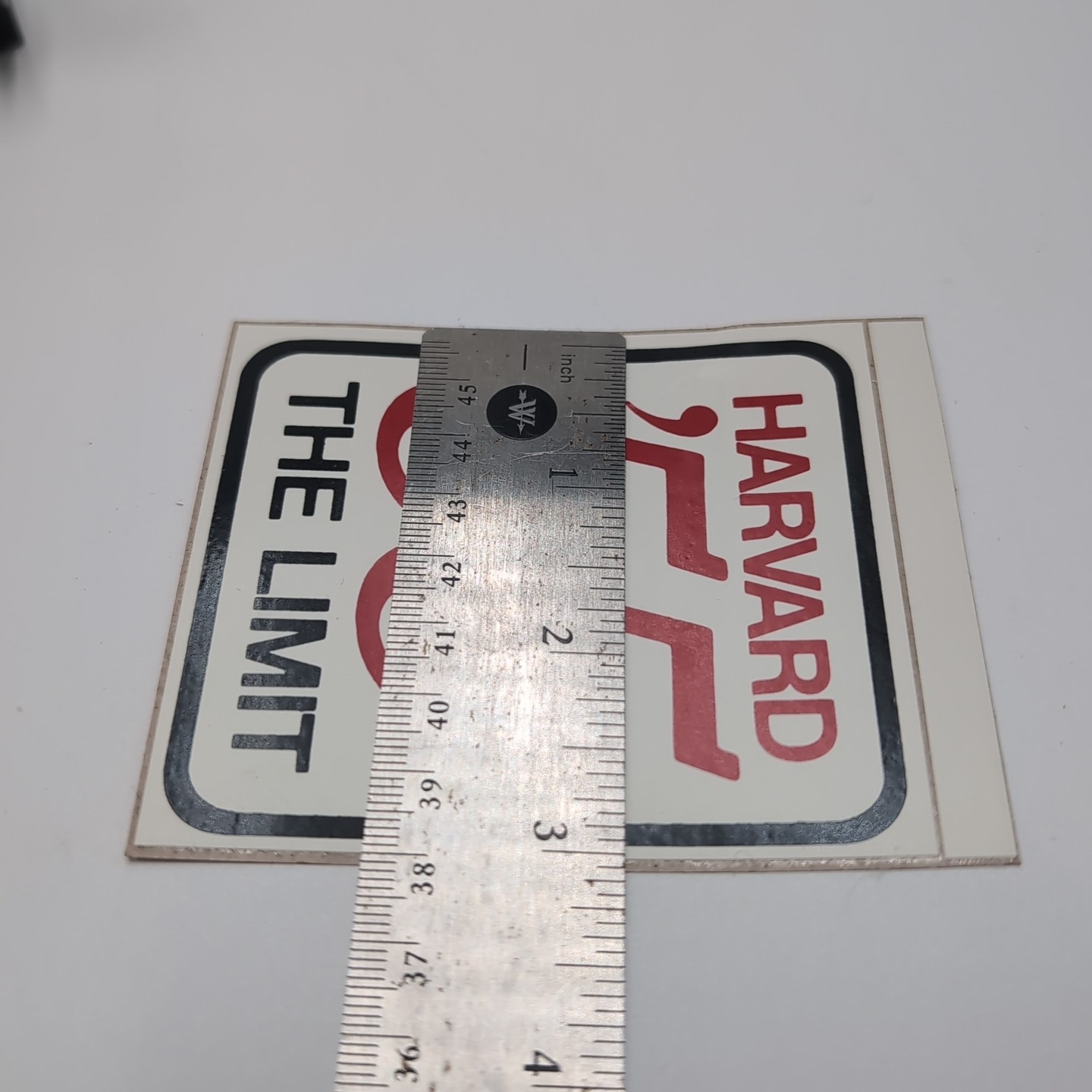 Harvard University Harvard 55 The Limit Vintage Sticker Decal Class Of 1955