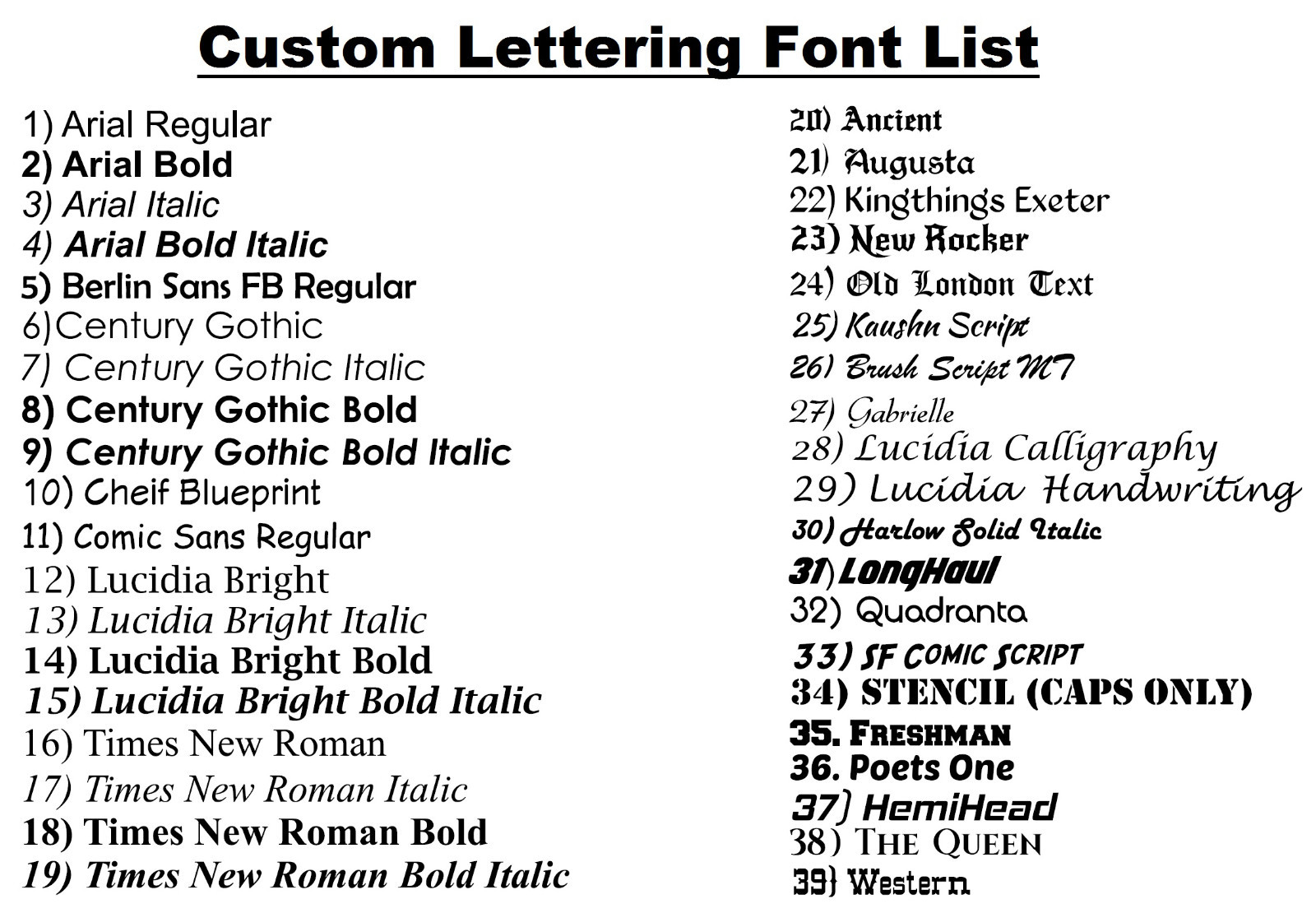 Custom Vinyl Decals Text Letters Numbers Personalized Stickers Car Window Home