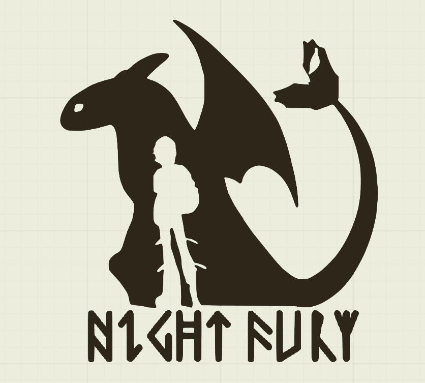 How To Train Your Dragon Vinyl Car Decal Sticker -custom made- – FREE SHIP –