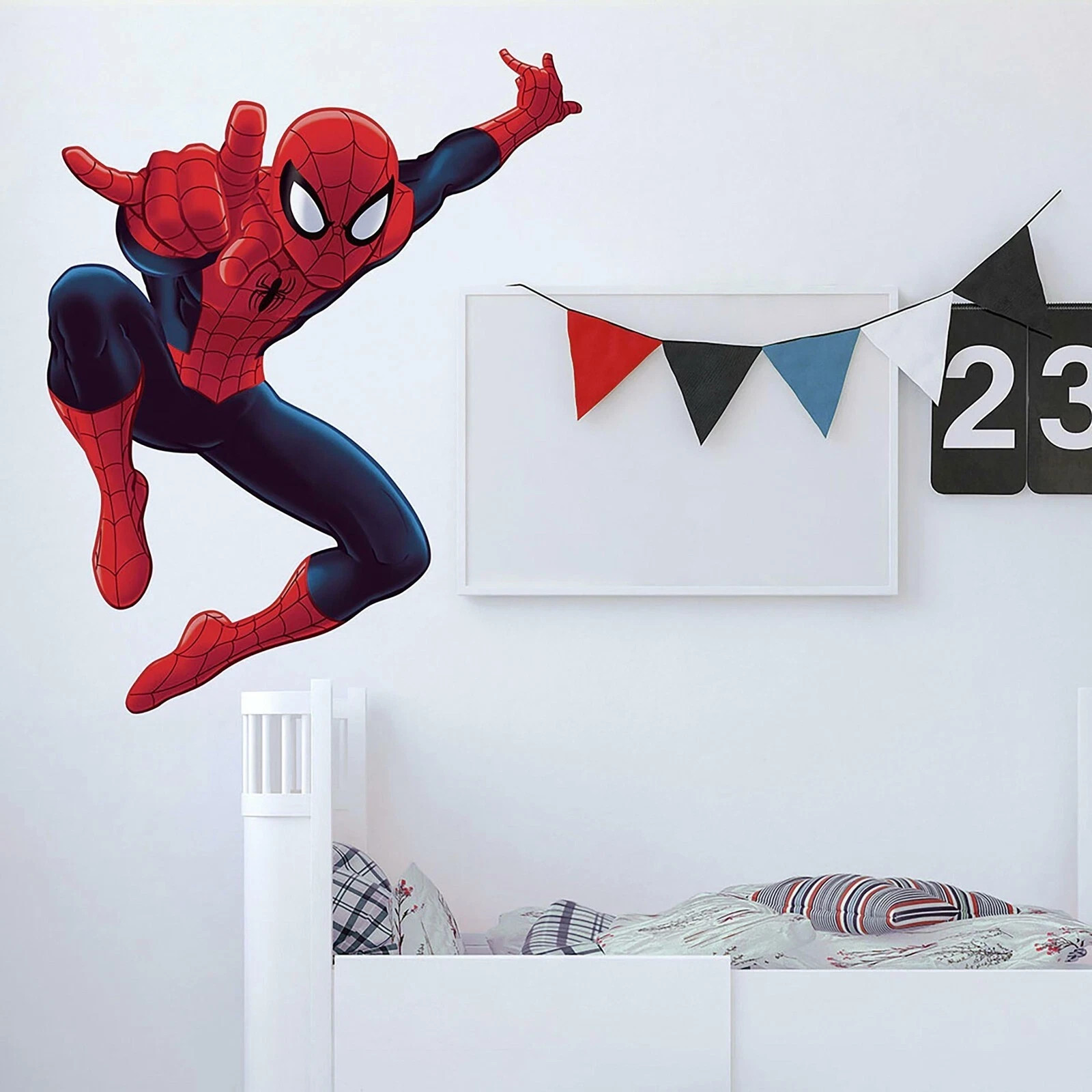 Spider Man Wall Sticker Decal DIY Art Mural Marvel Super Hero Kids Room 3D