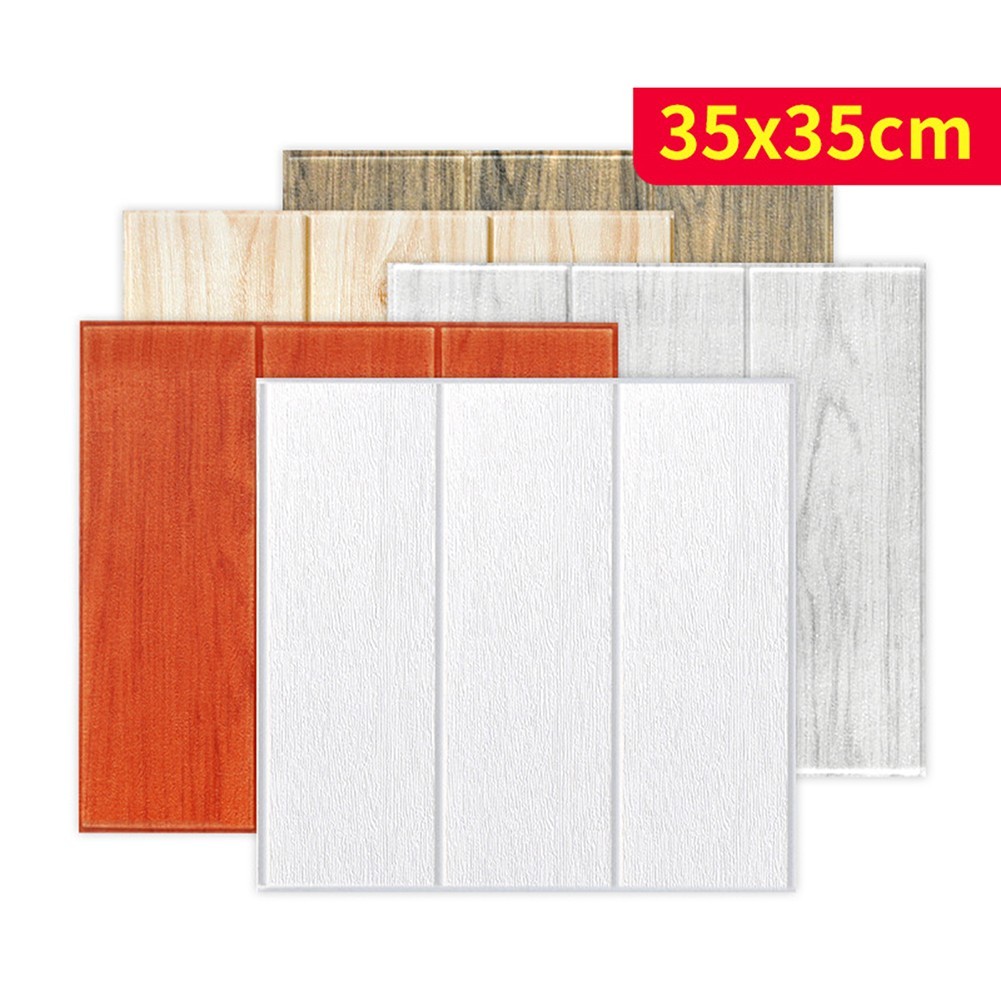Waterproof Brick Wall Stickers Set of 20 Soft Foam Panels for Easy Installation