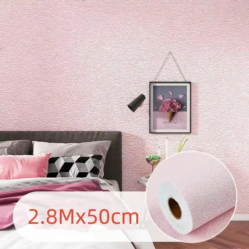 3D Anti-Collision Soft Wall Sticker Sponge Self-Adhesive Wallpaper Wall Sticker