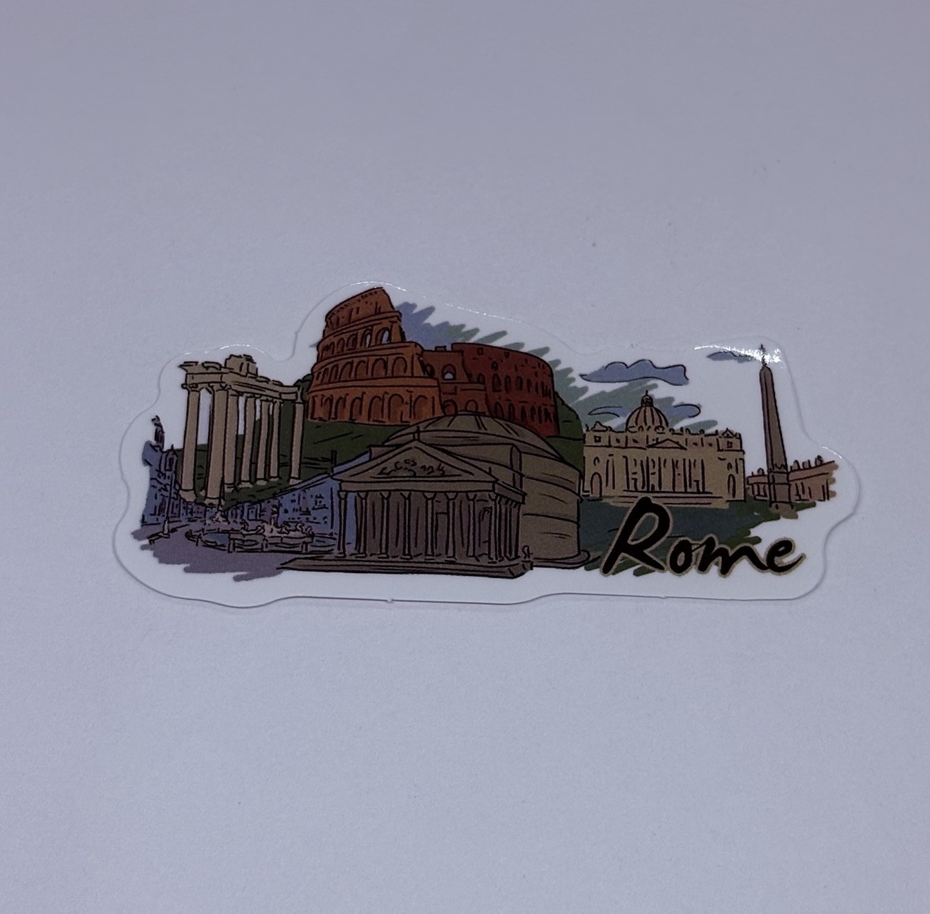 Rome Italy Sticker Historic Landscap Travel Art Decal Vinyl Country Souvenir Tc9
