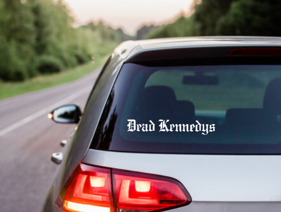 Dead Kennedys Car Decal Vinyl Band Logo Glossy Bumper Sticker Punk Rock Hardcore