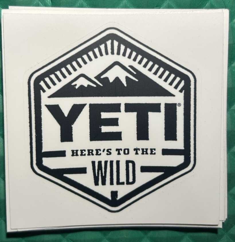 Authentic YETI Stickers Decals (19 Styles)