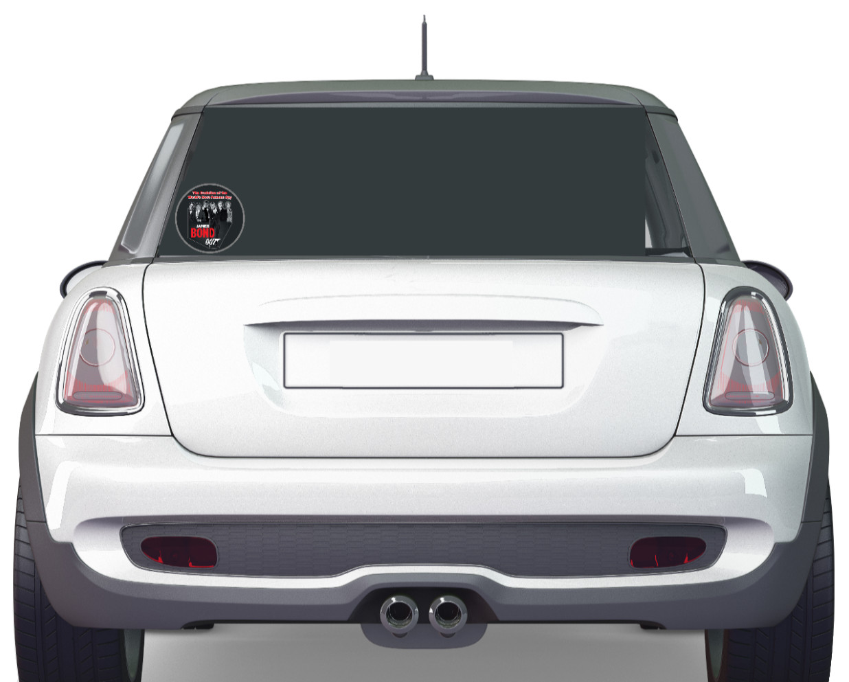 James Bond (Evolution) – 4" Handmade Vinyl Decal Sticker Vehicle Laptop Cooler