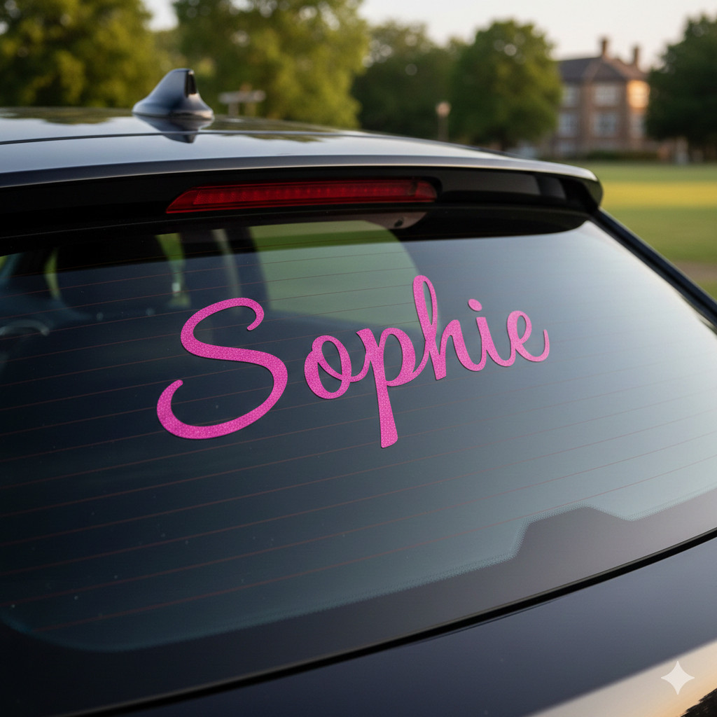 Custom Name Vinyl Decal – Personalized Sticker for Wall, Laptop, Car