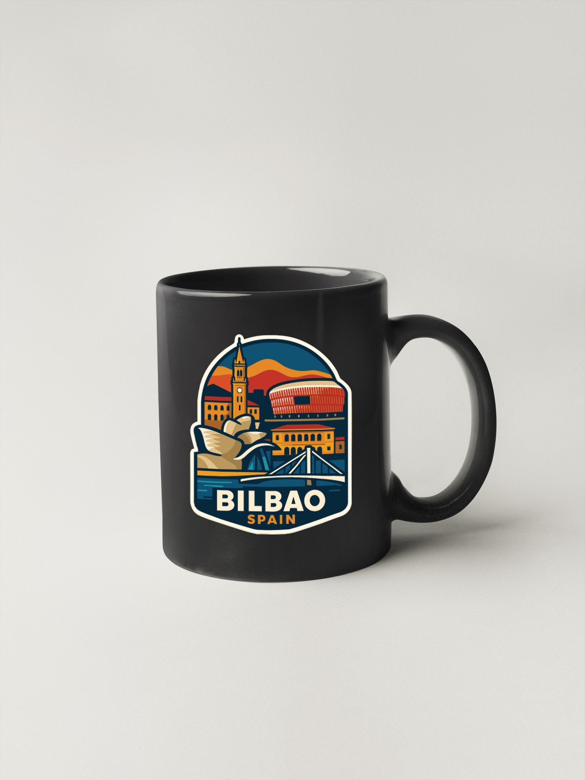 Bilbao Spain Sticker Decal Vinyl Die-Cut City Skyline Landmark Design